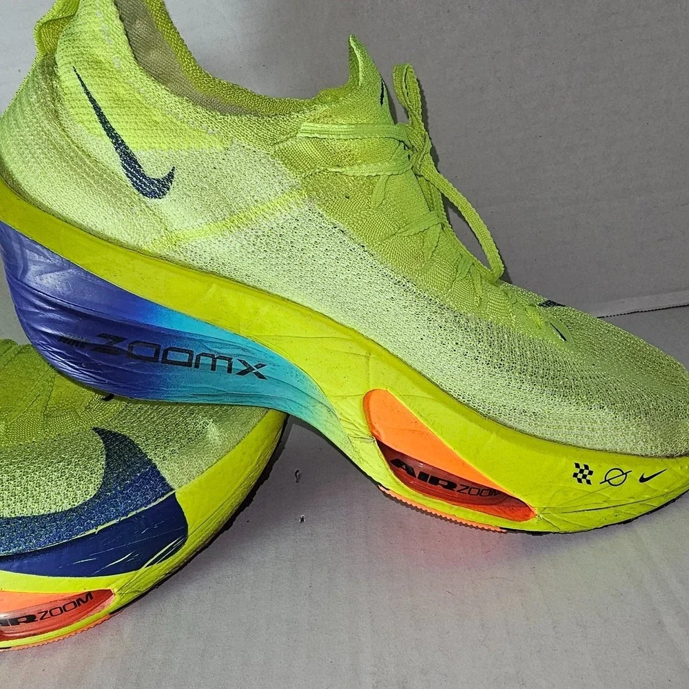 Mens SZ 13 Nike Alpha Fly 3 Volt Dusty Cactus Concord Athletic Shoes FD8311-700